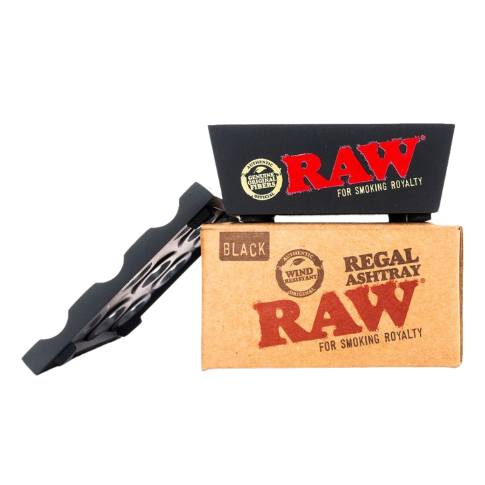 Raw Windproof Regal Ashtray - Black