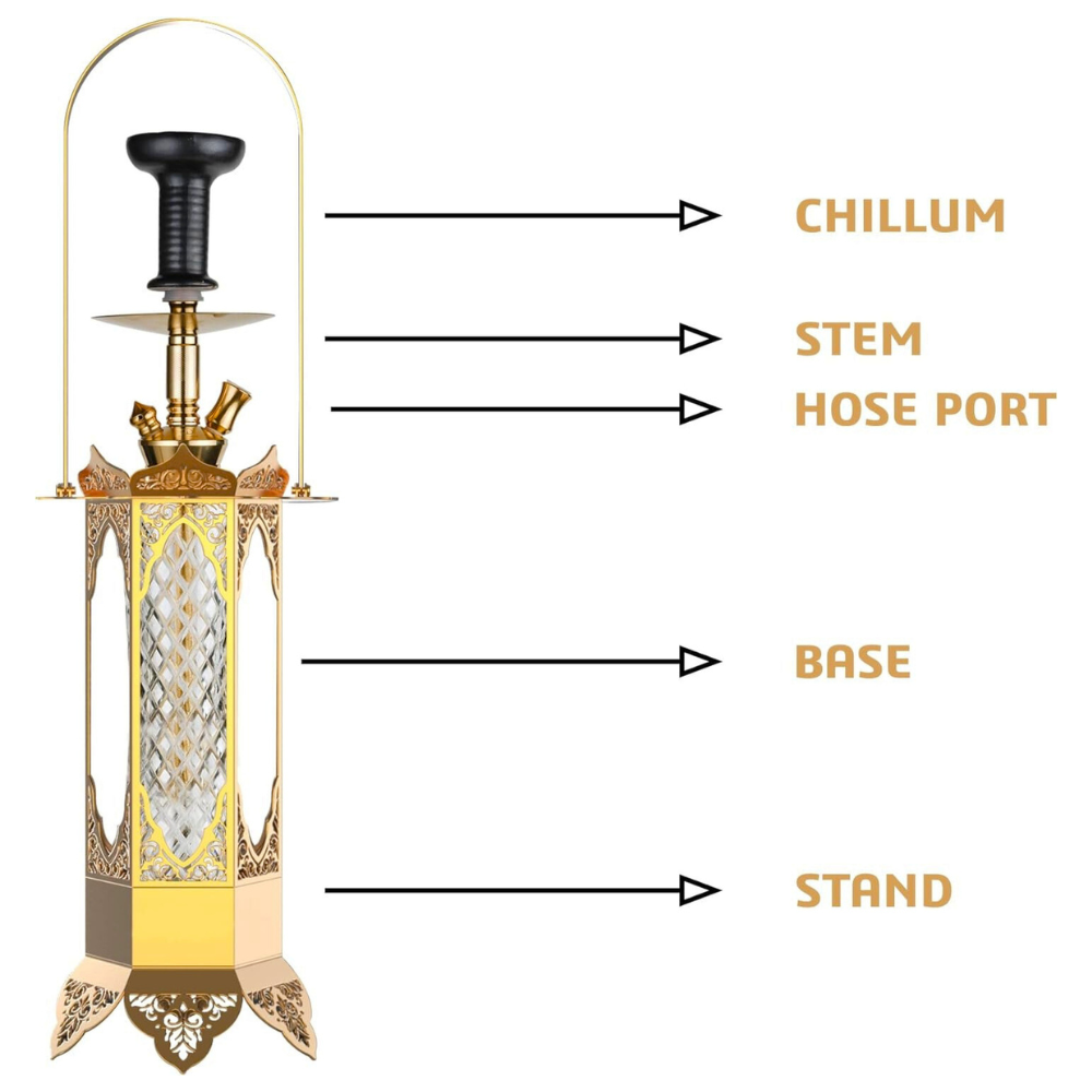 24" The Minar Hookah