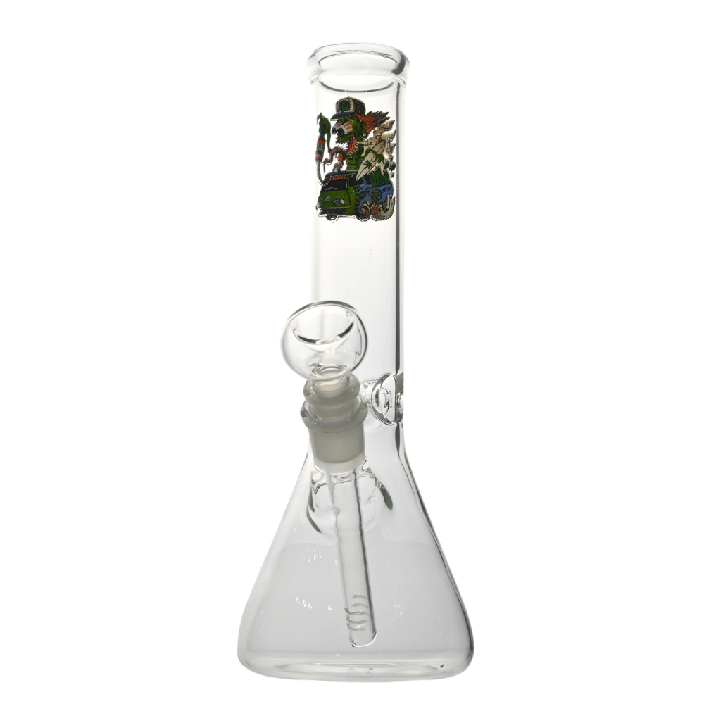 10" Sticker Conical Glass Bong