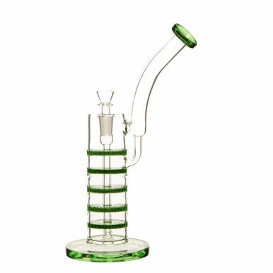 12" 5mm Five Step Glass Percolator Rig