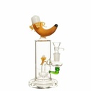 12" Bubu Banana Glass Dab Rig