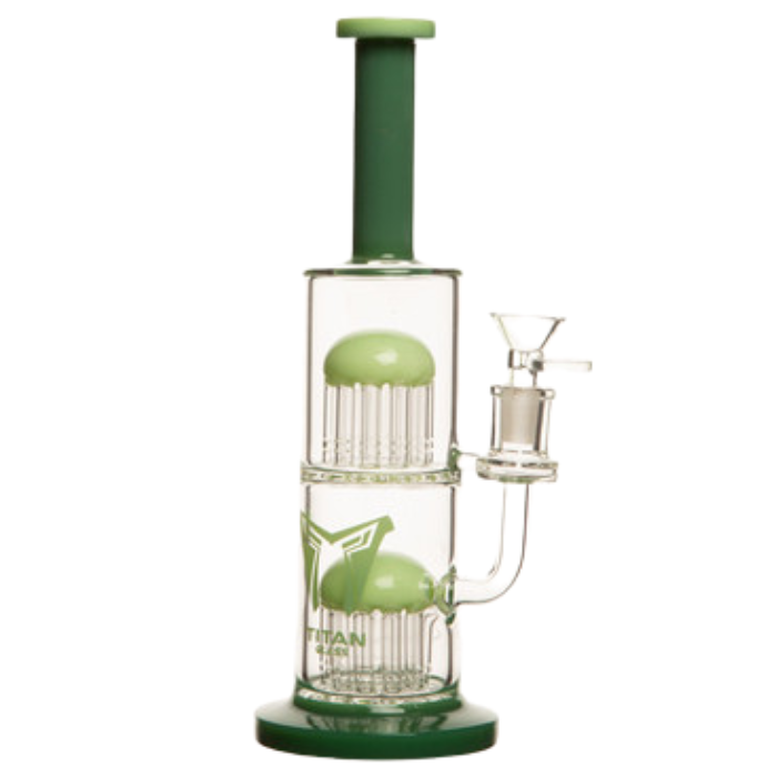 12" Titan Dual Percolator Rig