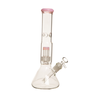 14" 5mm Diamond Sphere Beaker Bong - Assorted Colours