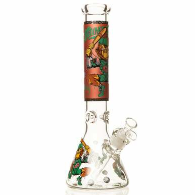 14" 7mm Home Run Glass Bong