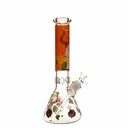 14" 7mm Hoops Glass Beaker