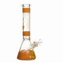 14" 7mm Shadow Hoops Glass Bong