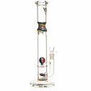 18" Twisty Swirl Glass Bong