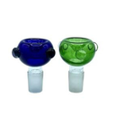 18mm Assorted Colors Glass Bowl - 10ct