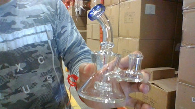 6" Hourglass Rig w/ Ring Percolator