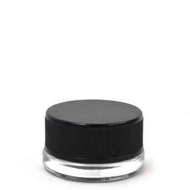 7ml Clear Flat Glass Jar - 450ct