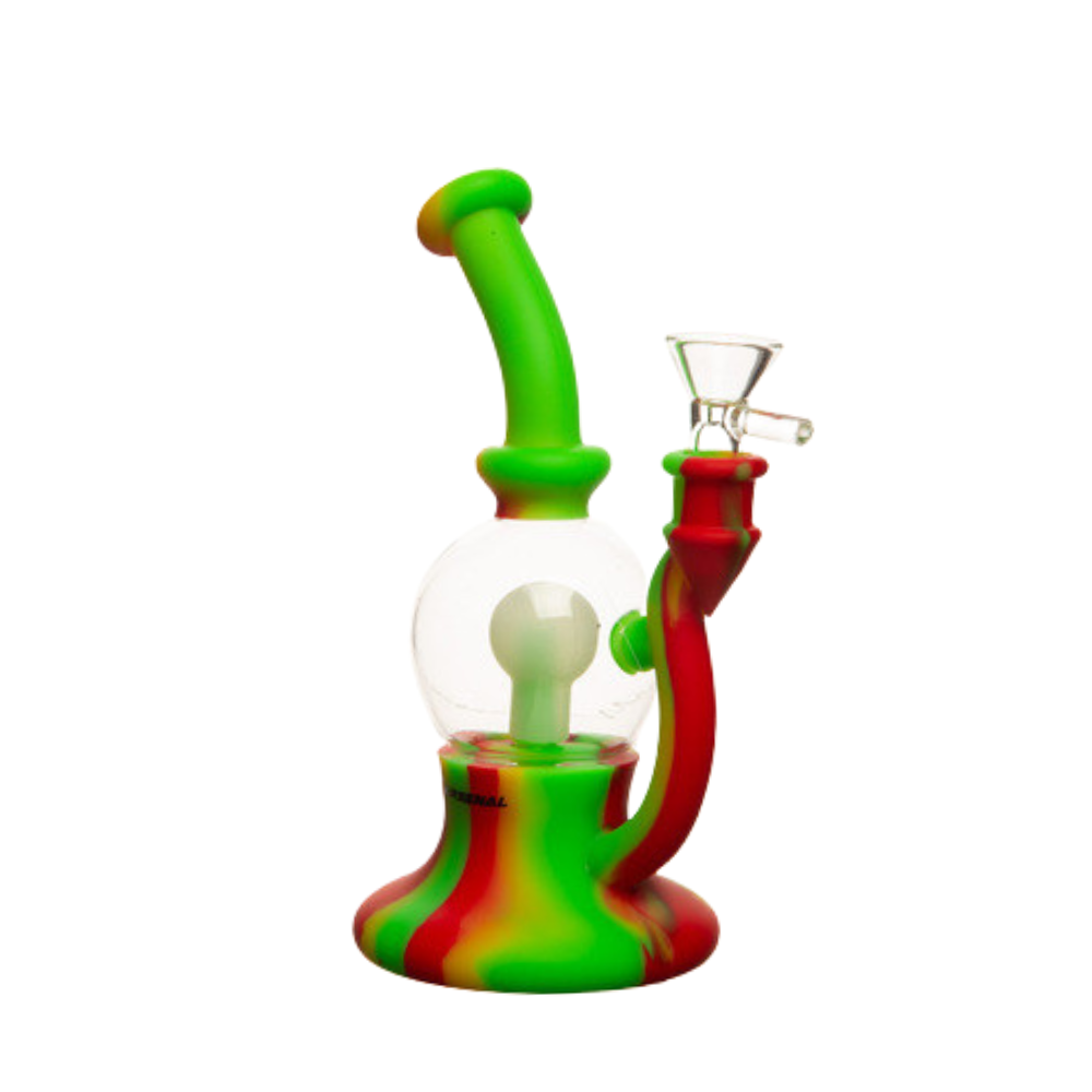 8" Bulb Silicone Water Pipe