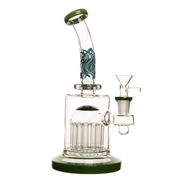 8" Flaming 12-Arm Percolator Rig