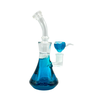 8" Hourglass Freezable Glycerin Bong