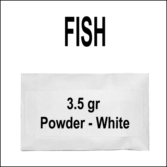 FISH - INCENSE - WHITE POWDER - 3.5GR