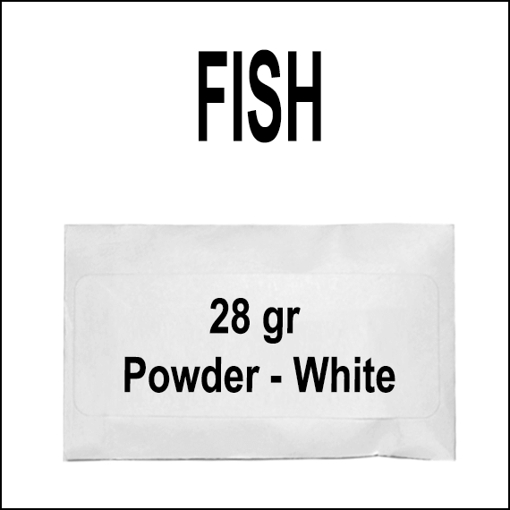 FISH - INCENSE - WHITE POWDER - 28GR