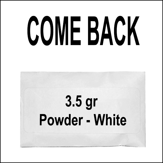 COMEBACK - INCENSE - WHITE POWDER - 3.5GR