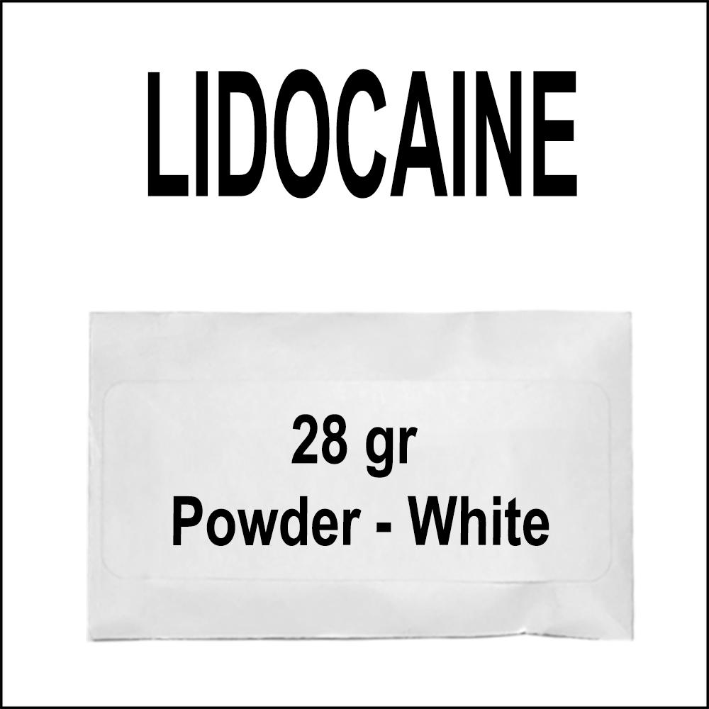 LIDOCAINE - INCENSE - WHITE POWDER - 28GR