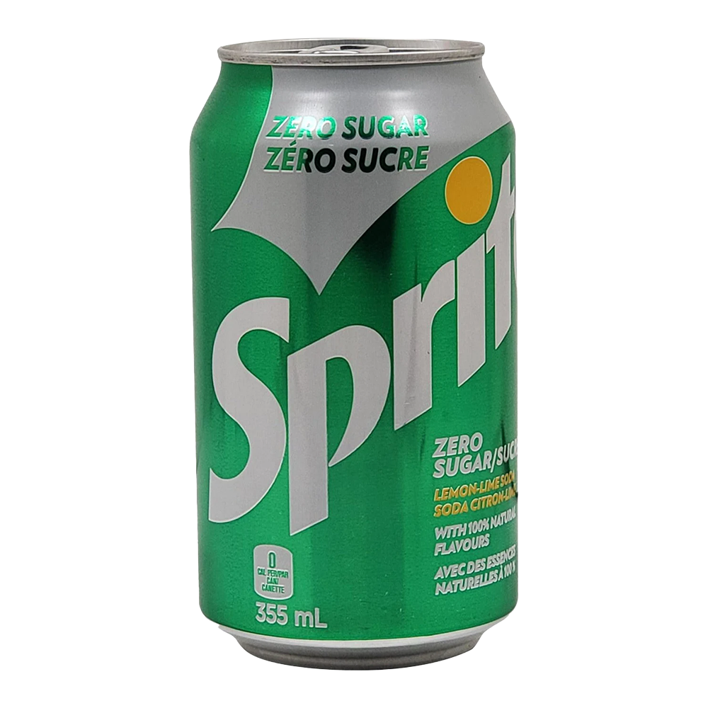 SPRITE ZERO POP - BILINGUAL - 355ML - STASH CAN