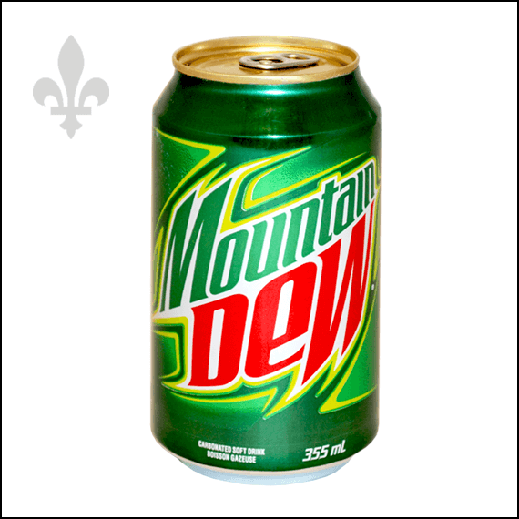 MOUNTAIN DEW POP - BILINGUAL - 355ML - STASH CAN