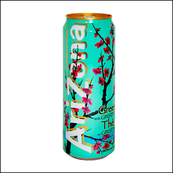 ARIZONA GREEN TEA - 680ML - STASH CAN