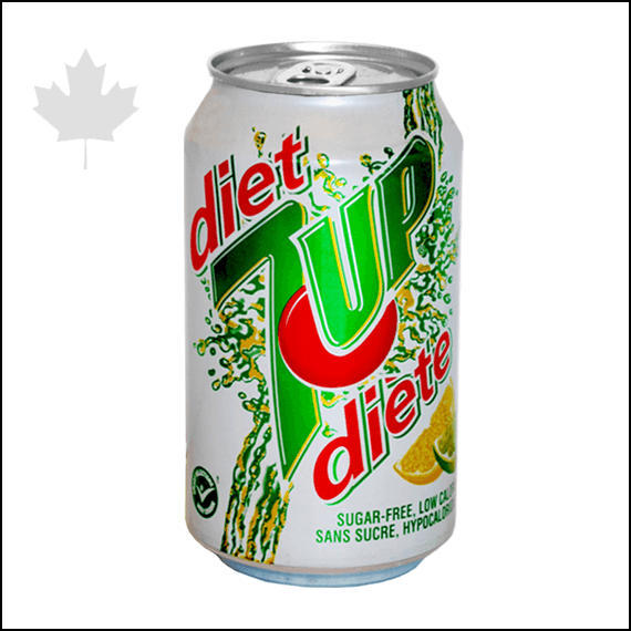 STASH CAN - DIET 7UP - CANADA- 355ML