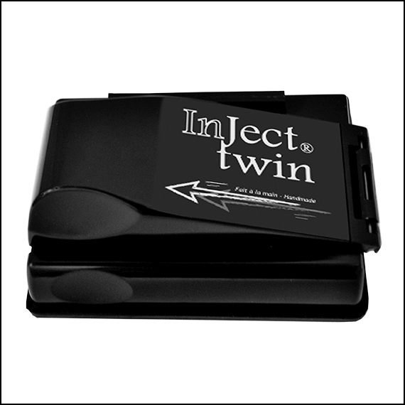 INJECT TWIN - PLASTIC INJECTOR - BLACK