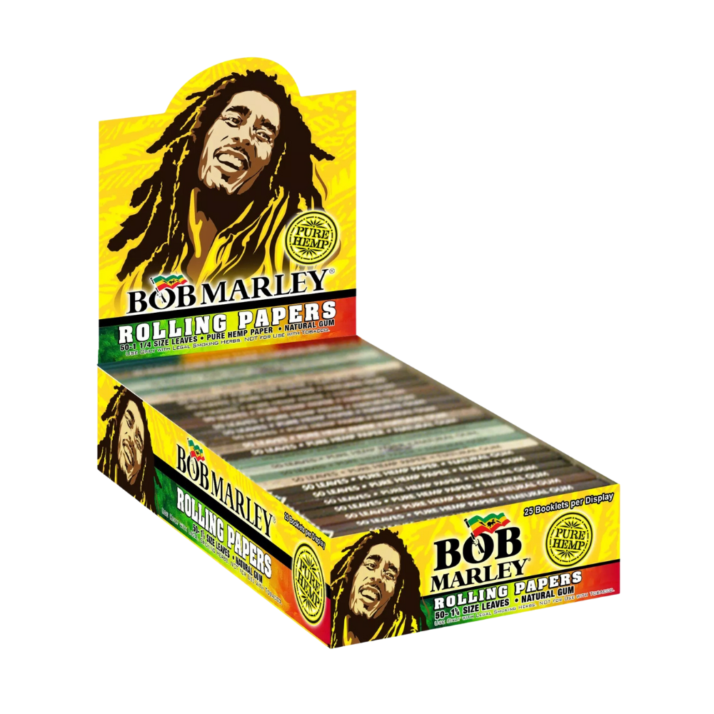 Bob Marley Hemp 1 1/4 Size Papers - 25ct