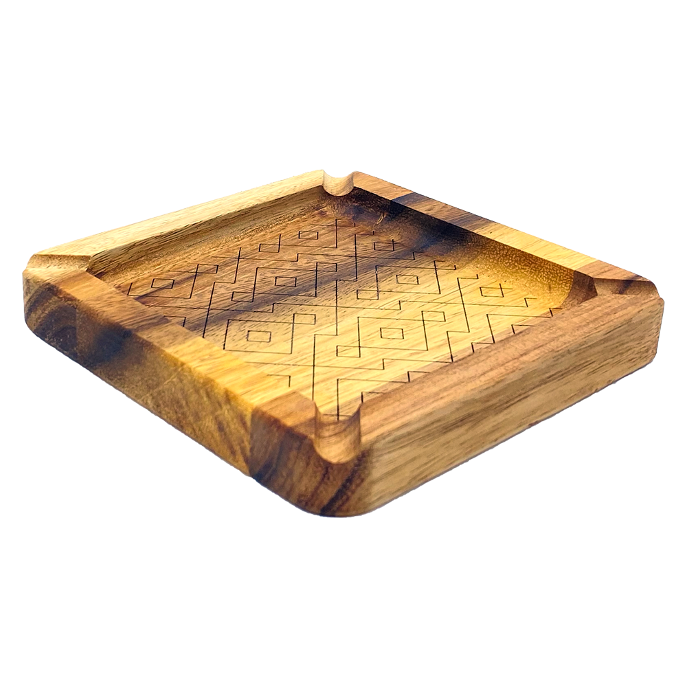 PROHIBITION X ARTISANAT M - ACACIA WOOD - PROHIBITION ASHTRAY