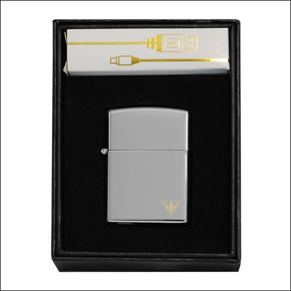 PLASMA LIGHTER - ZIPPO STYLE - SINGLE ARC (WITH USB)