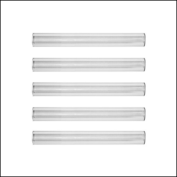 PYREX GLASS TUBE 4" - 5 PACK