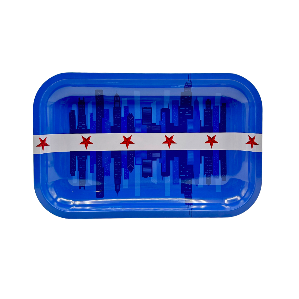 Chicago Day Metal Rolling Tray - Medium