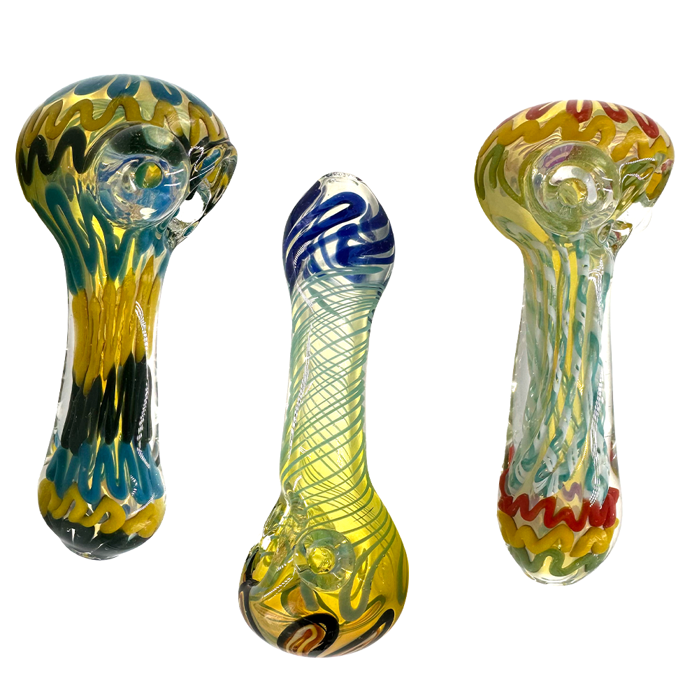 4” SPIRAL FUMED GLASS HANDPIPE