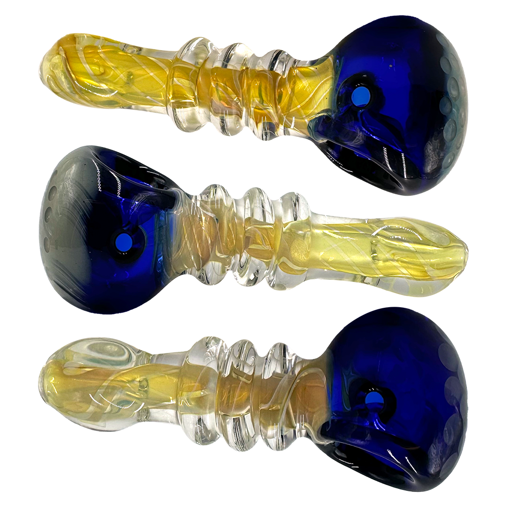 5" HONEYCOMB GLASS PIPE