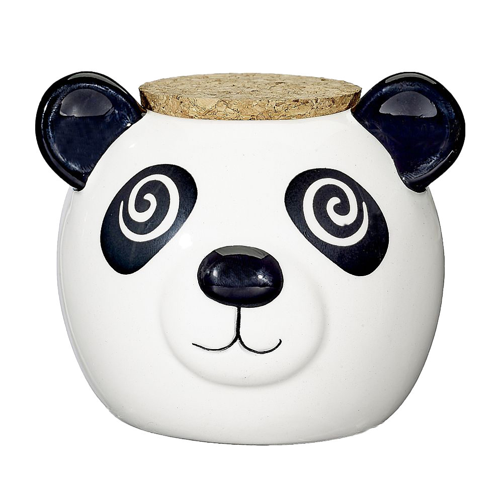 STORAGE JAR - CERAMIC PANDA