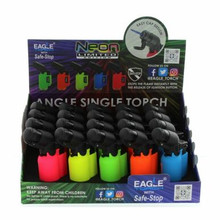 Eagle Neon Angle (PT116BN) Torch Lighter - 20ct