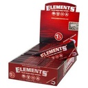 Elements Red Hemp Slow Burning 1 1/4 Rolling Papers - 25ct