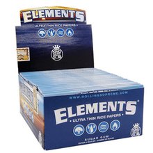 Elements Rice KS Slim Rolling Papers - 50ct