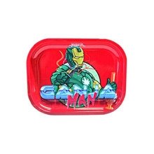 Ganja Man Metal Rolling Tray - Small