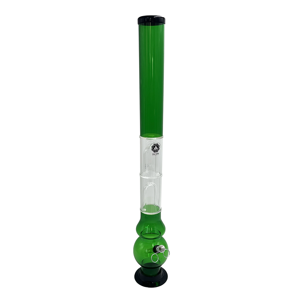 BONG - ACRYLIC - BUBBLE MULTI CHAMBER - MADE IN USA - 24"