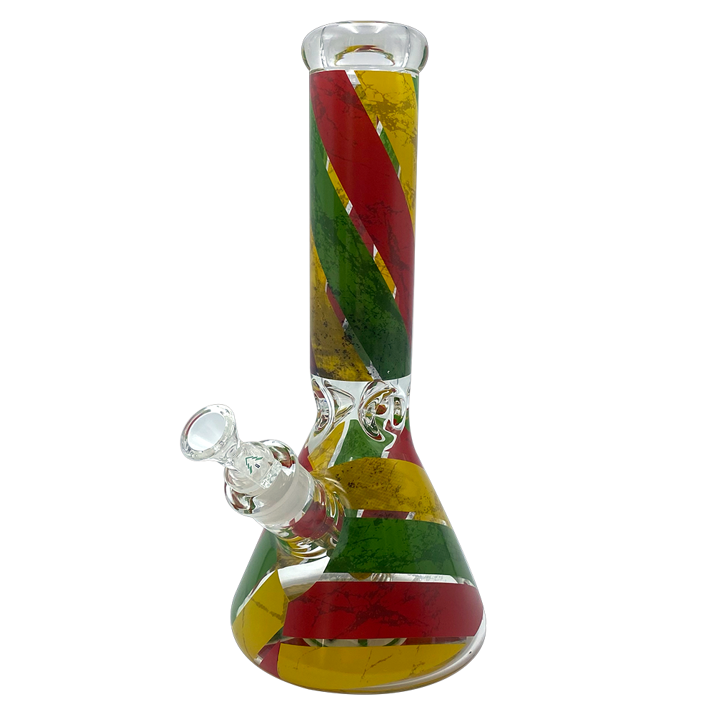 TREE GLASS - 12" BEAKER - 7MM THICK - RASTA DESIGN