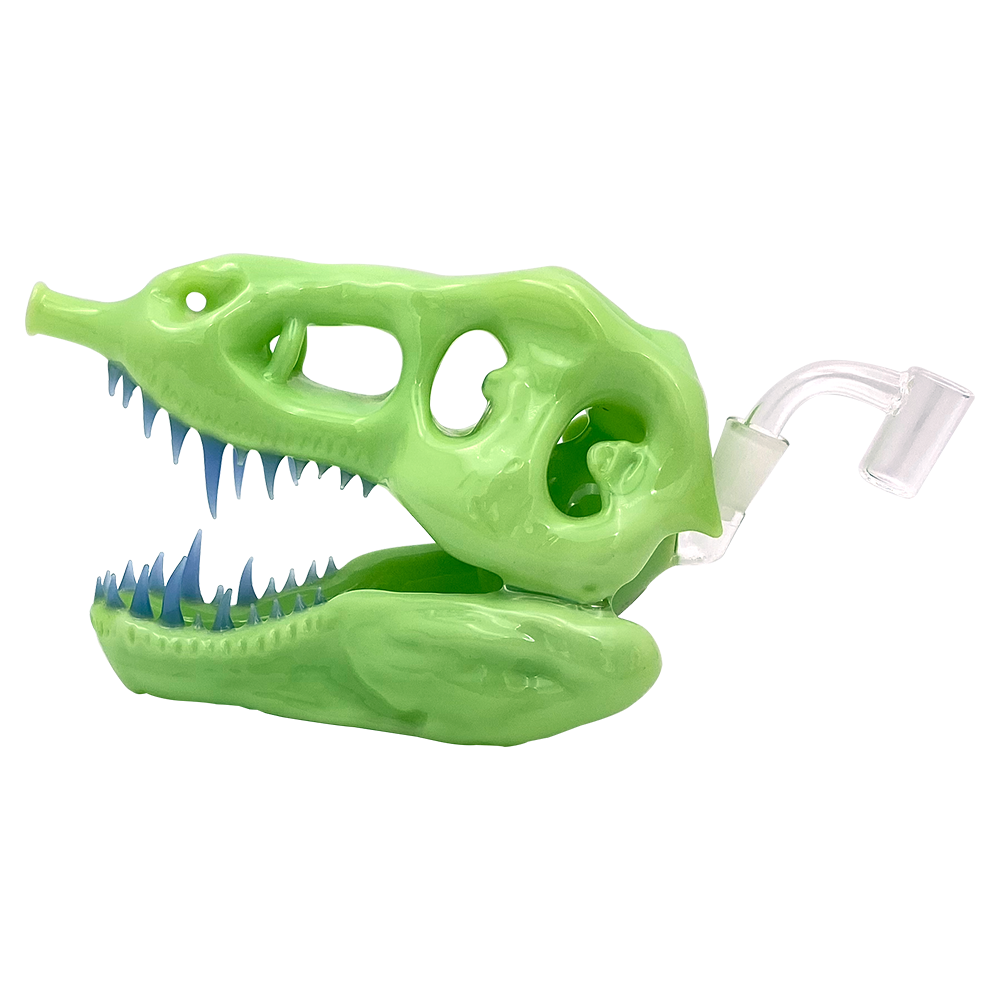 DABASAURUS REX - DAB RIG - W/BANGER - MINT GREEN (LIMITED QTY)