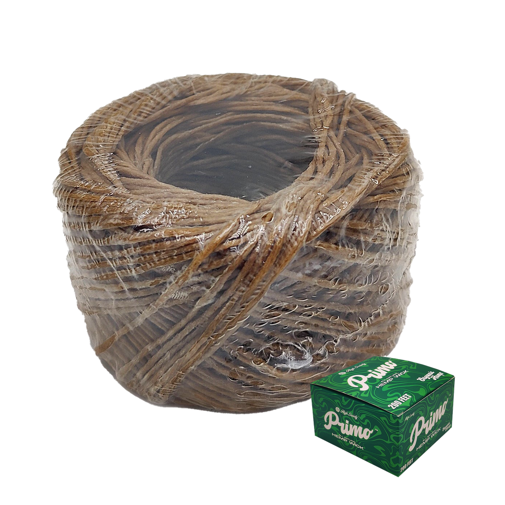 PUFF BRANDS - HIGH SOCIETY - PRIMO - ALL NATURAL ORGANIC HEMP WICK - 200'