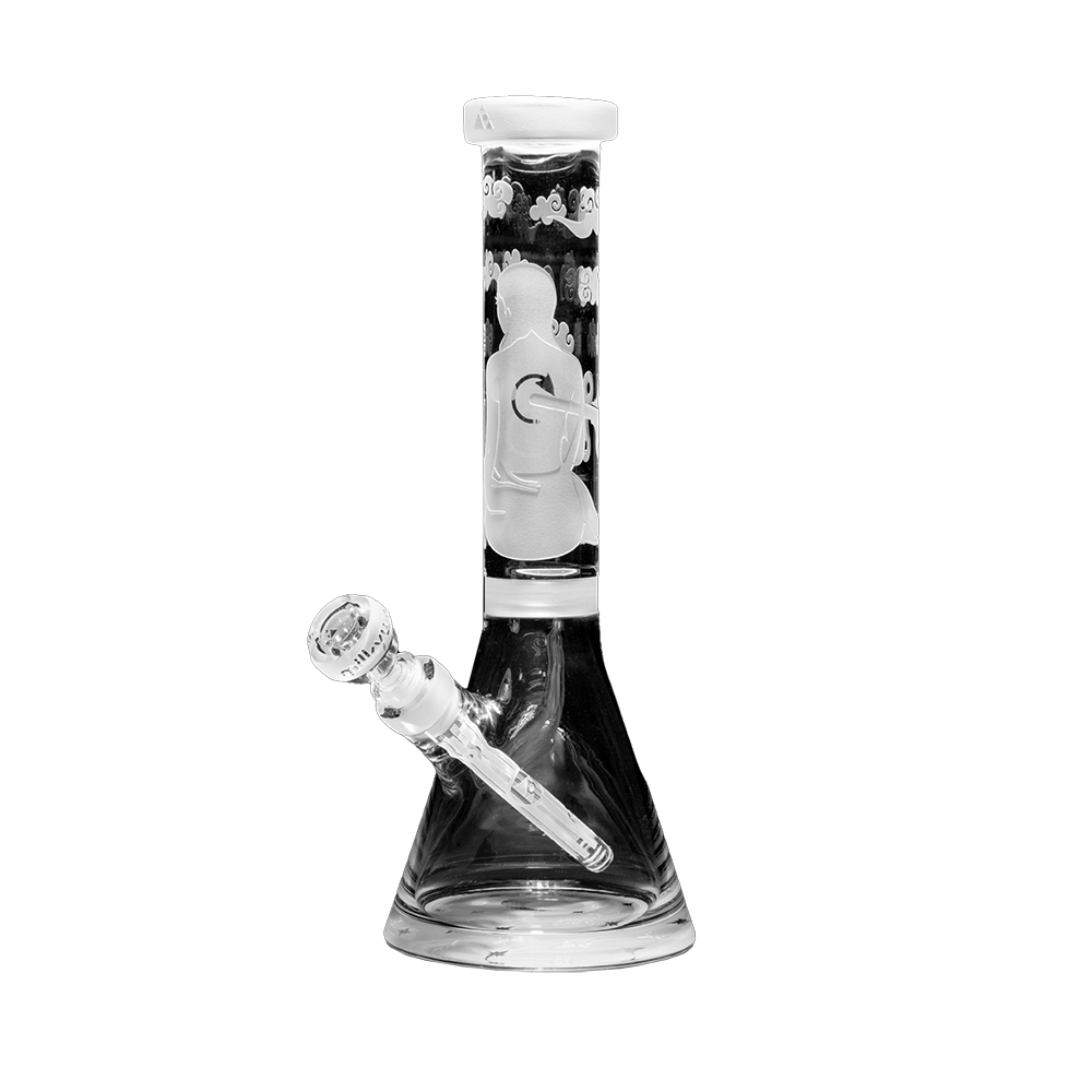 MILKYWAY XP - Midnight 14″ Clear Beaker Bong - 9mm (mk-001)