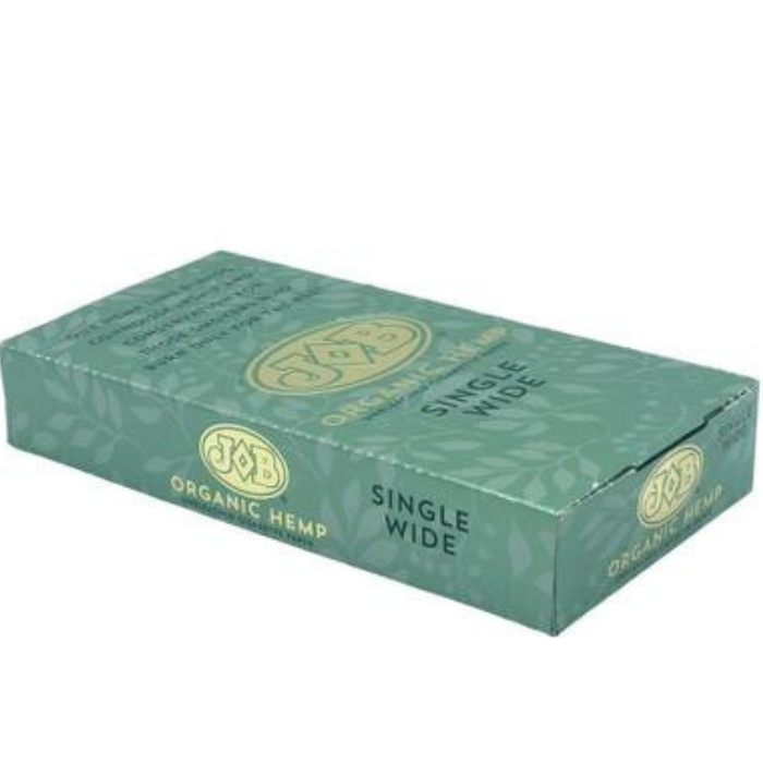 JOB Organic Hemp Single Wide Rolling Papers - 24ct