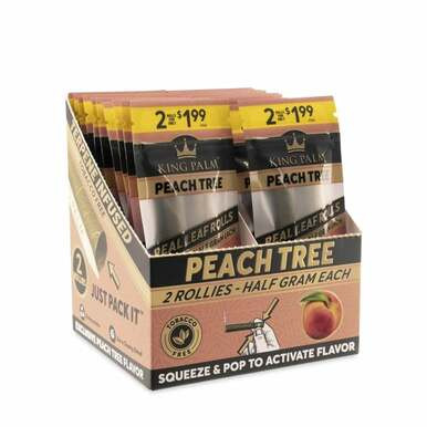 King Palm 2 Rollie Peach Tree Wraps - 20ct