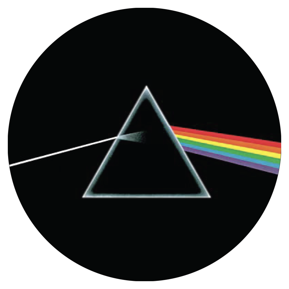 PINK FLOYD DARK SIDE OF THE MOON - GLASS ASHTRAY