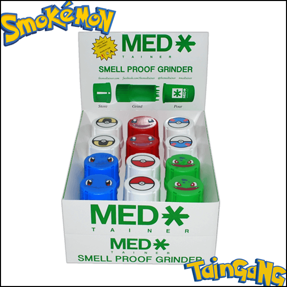 MED-TAINER - GRINDER & STASH - SMOKÃ‰MON (12)