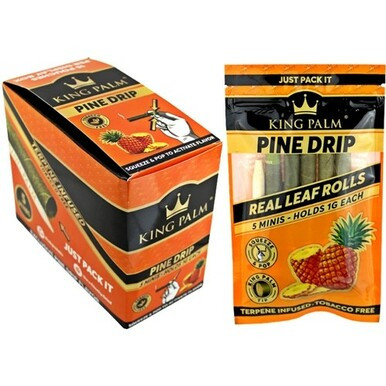 King Palm Pine Drip Mini Rolls - 15ct