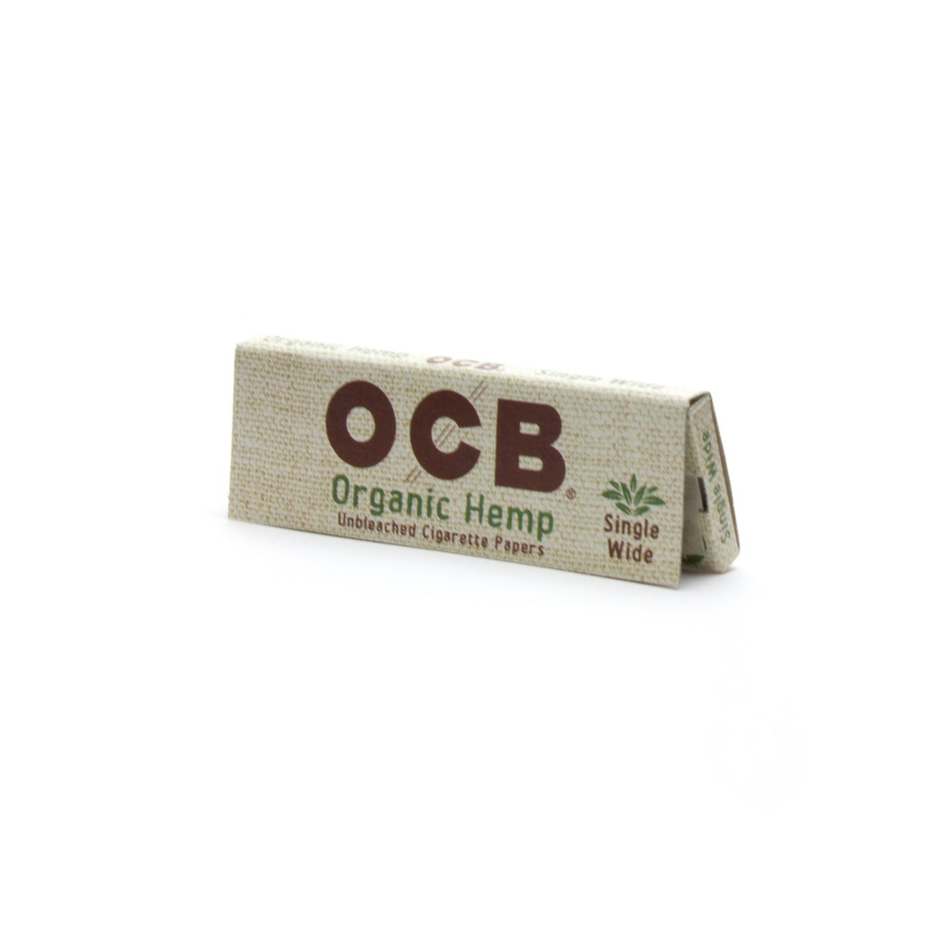 OCB - ROLLING PAPER - ORGANIC HEMP - 1.0 SINGLE FEED (50)