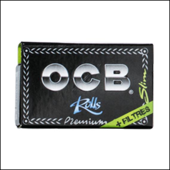 OCB - ROLLING PAPER - PREMIUM ROLLS SLIM - WITH TIPS (24)